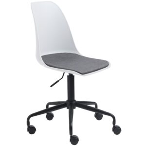 Bílá plastová konferenční židle Unique Furniture Whistler