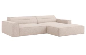 Béžová čalouněná rohová pohovka Windsor & Co Lupus 224 cm