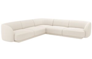 Micadoni Bouclé rohová pohovka Miley 255 cm