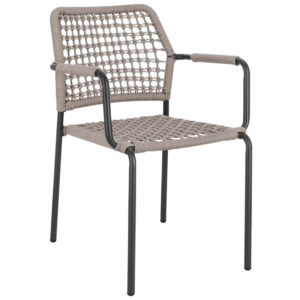 Šedo-béžová zahradní židle Bizzotto Rajada