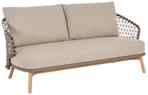 Béžovohnědá čalouněná zahradní pohovka Bizzotto Eularia 180 cm