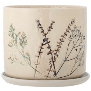 Bloomingville Kameninový květináč Bea Ø 21 cm