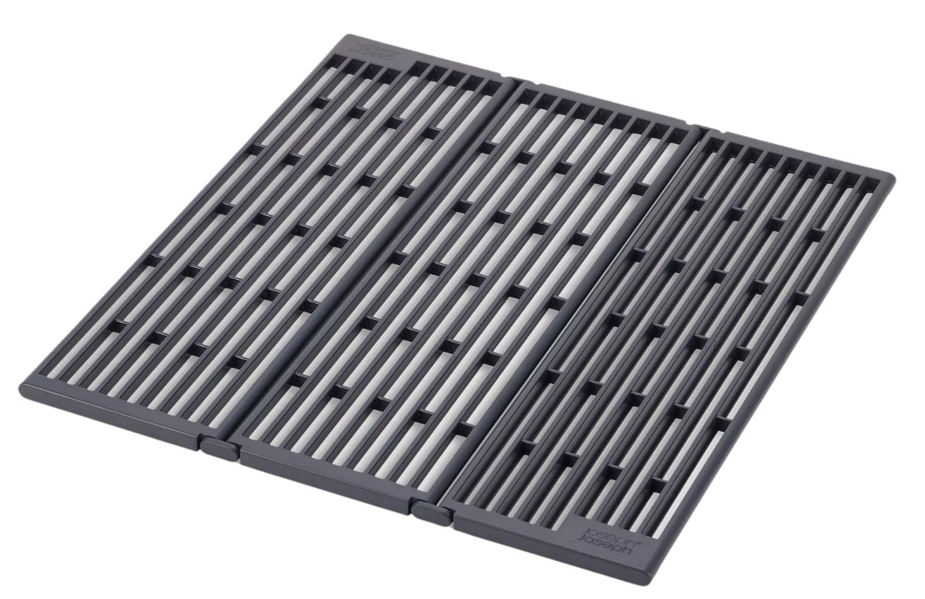 Joseph Joseph Šedý skládací plastový odkapávač Platform 38 x 43 cm