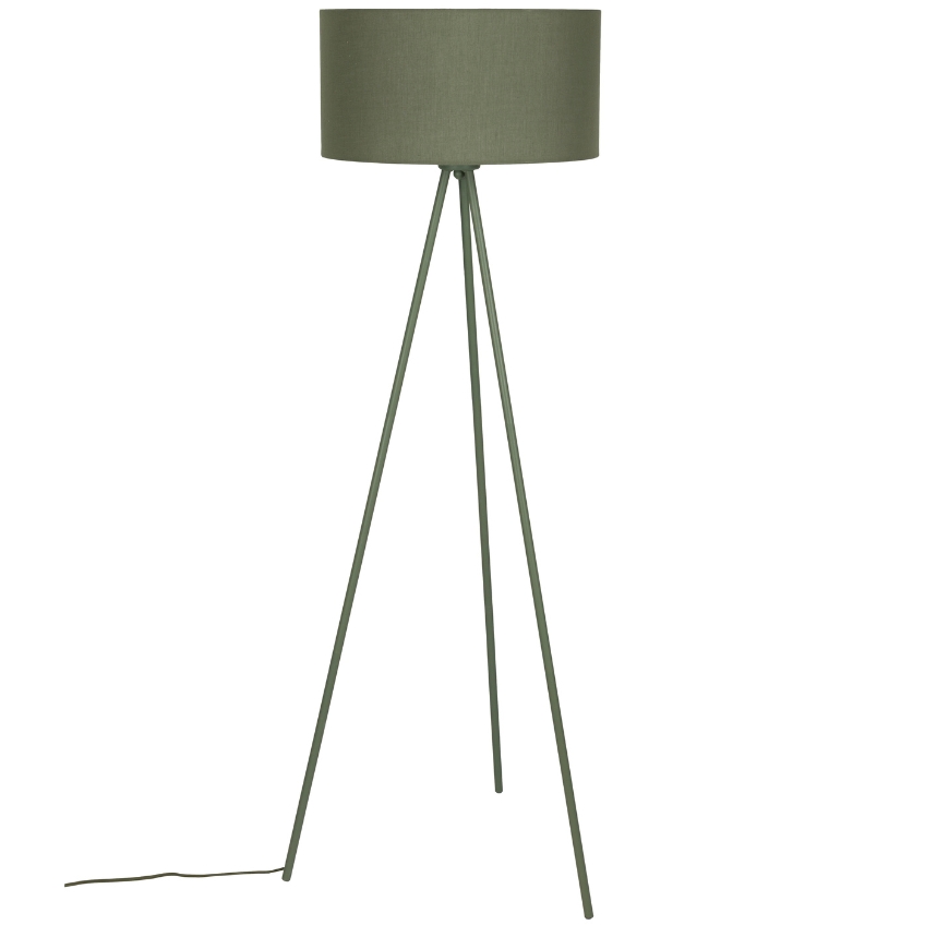 White Label Zelená stojací lampa WLL SUSIE 146 cm