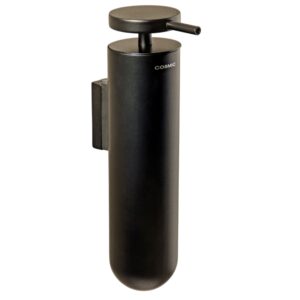 Cosmic Černý kovový nástěnný dávkovač mýdla Geyser