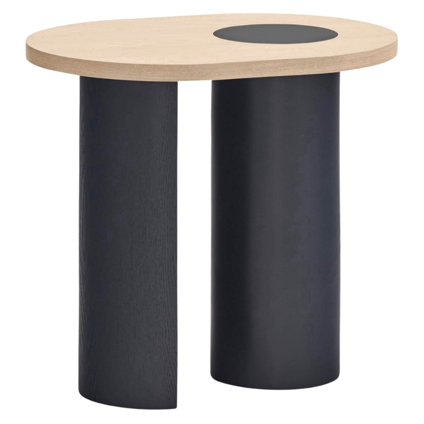 Modrý odkládací stolek Teulat Nori 60 x 45 cm