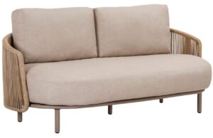 Micadoni Světle hnědá zahradní pohovka Salada 180 cm