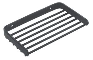 Cosmic Černá kovová koupelnová polička Logic