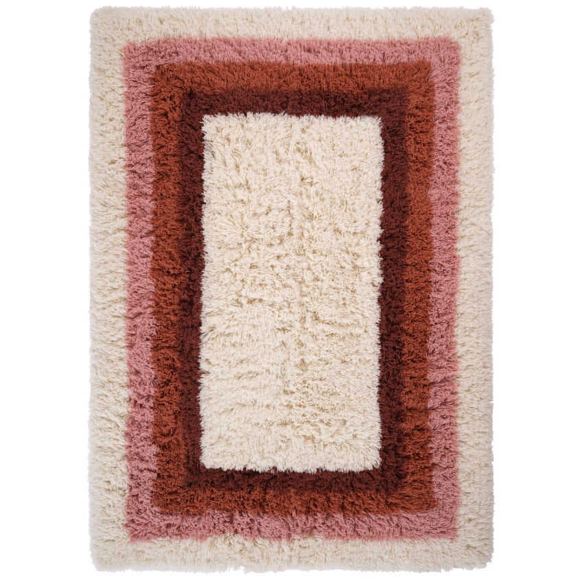 Jotex Růžovo-bílý koberec ORION 160 x 230 cm