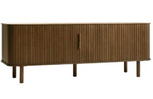 Unique Furniture Hnědý dubový TV stolek Cavo 160 cm