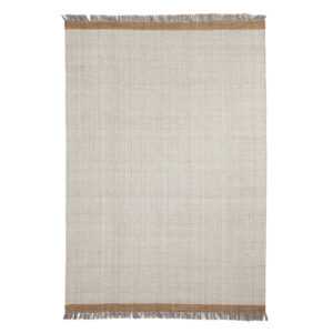 Kave Home Béžový vlněný koberec Brina 160 x 230 cm