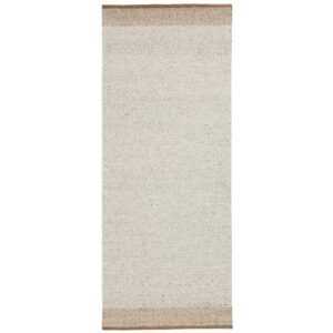 Kave Home Béžový vlněný běhoun Nifelia 80 x 200 cm