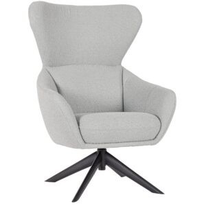 Bizzotto Šedé otočné křeslo Hailey