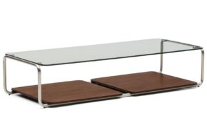 Kave Home Skleněný konferenční stolek Tarsel 140 x 60 cm