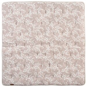Růžová mušelínová hrací deka Quax Natural 100 x 100 cm