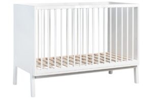 Krémově bílá dětská postýlka Quax Ashi 60 x 120 cm