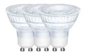 Nordlux Set tří transparentních LED žárovek GU10 4
