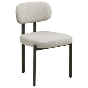 Nordic Living Šedá jídelní židle Royana