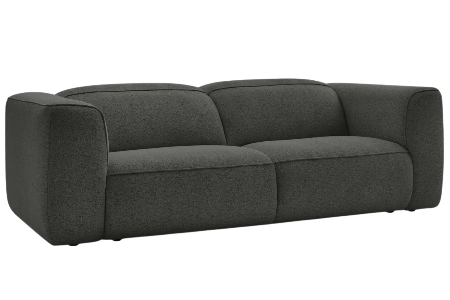 Bobochic Paris Tmavě šedá trojmístná pohovka William 240 cm