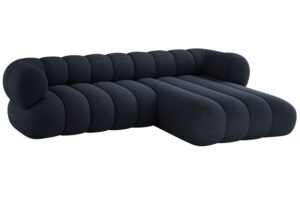 Cosmopolitan Design Tmavě modrá rohová pohovka Koge 270 cm