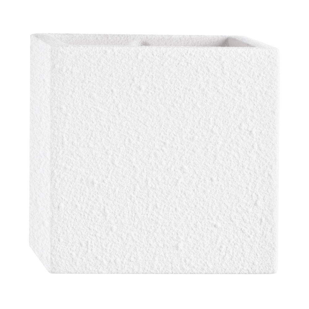 Nova Luce Bílé sádrové nástěnné světlo Sensia 11